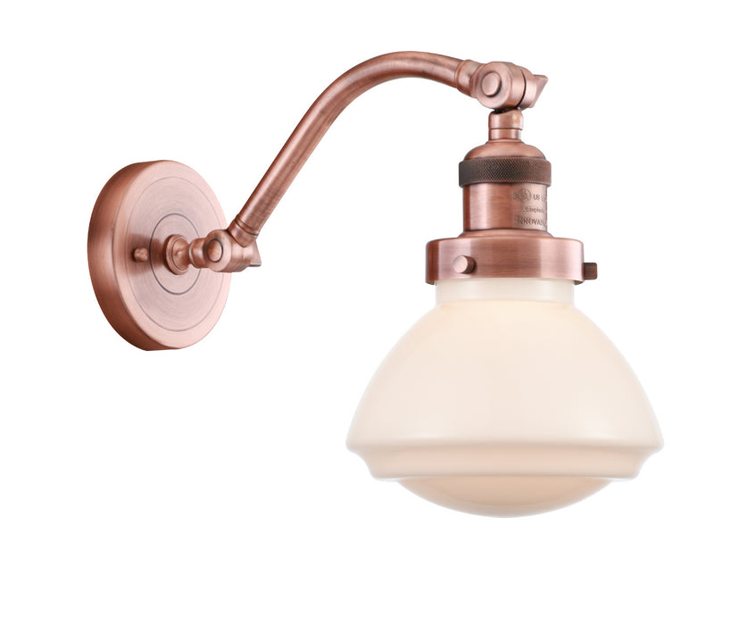 Innovations 515-1W-AC-G321-LED LED Wall Sconce, Antique Copper