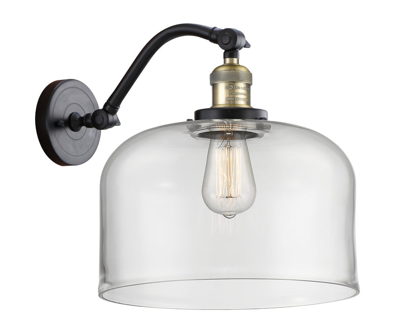 Innovations 515-1W-BAB-G72-L One Light Wall Sconce, Black Antique Brass
