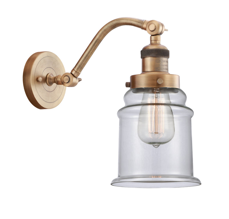 Innovations 515-1W-BB-G182-LED LED Wall Sconce, Brushed Brass
