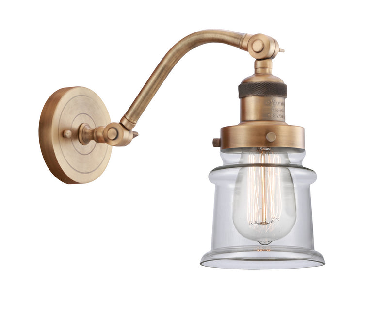 Innovations 515-1W-BB-G182S One Light Wall Sconce, Brushed Brass