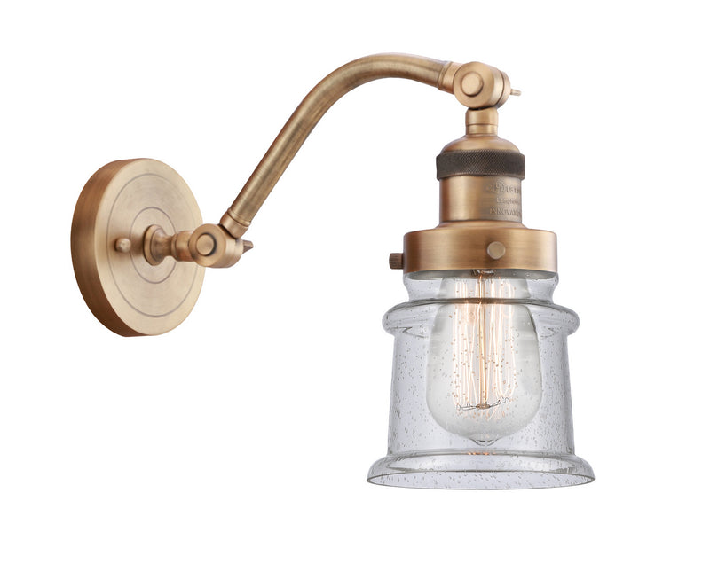 Innovations 515-1W-BB-G184S One Light Wall Sconce, Brushed Brass
