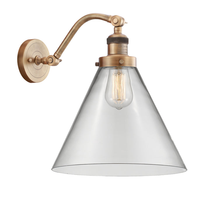 Innovations 515-1W-BB-G42-L One Light Wall Sconce, Brushed Brass