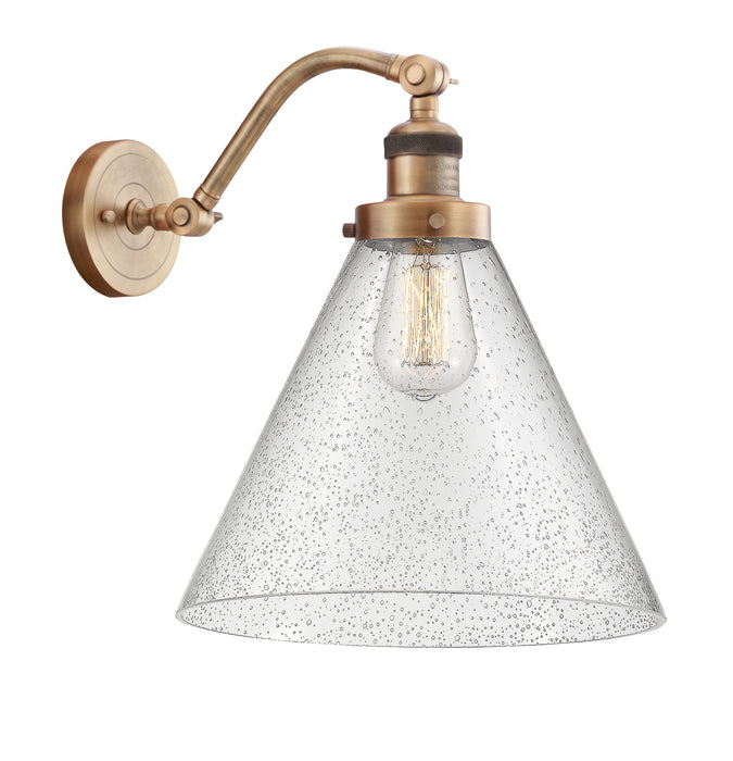 Innovations 515-1W-BB-G44-L One Light Wall Sconce, Brushed Brass