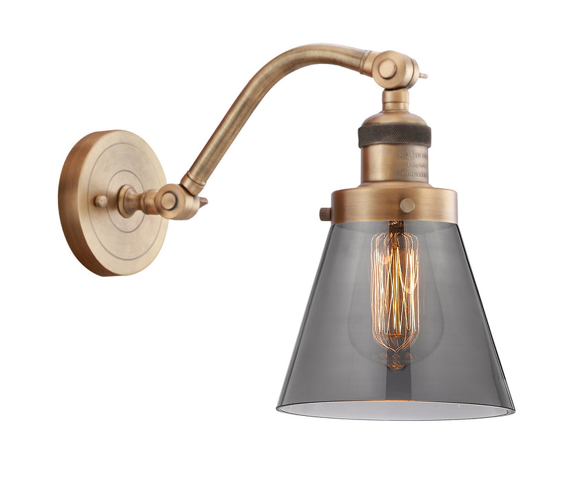 Innovations 515-1W-BB-G63 One Light Wall Sconce, Brushed Brass
