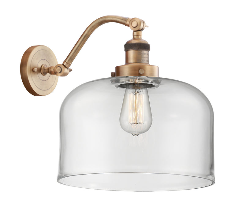 Innovations 515-1W-BB-G72-L One Light Wall Sconce, Brushed Brass