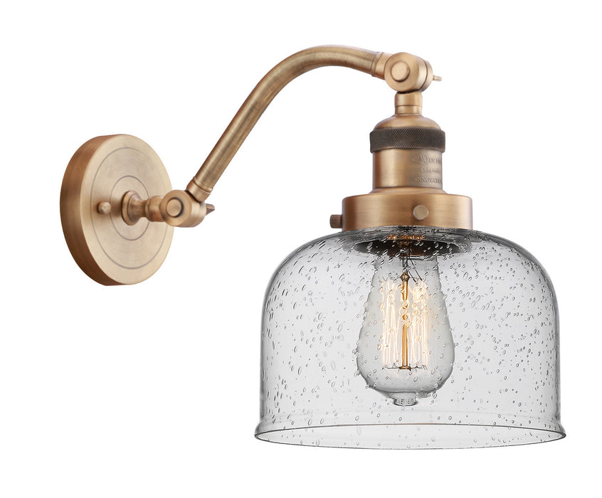 Innovations 515-1W-BB-G74 One Light Wall Sconce, Brushed Brass