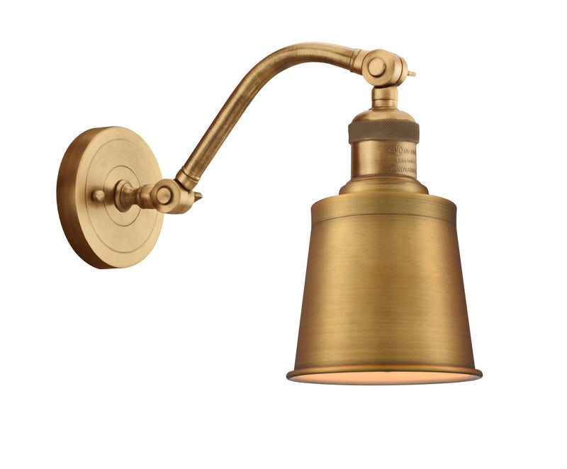 Innovations 515-1W-BB-M9-BB One Light Wall Sconce, Brushed Brass