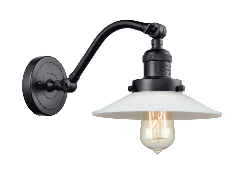 Innovations 515-1W-BK-G1 One Light Wall Sconce, Matte Black