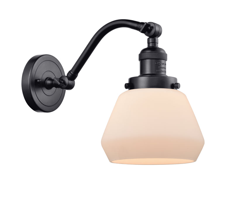 Innovations 515-1W-BK-G171 One Light Wall Sconce, Matte Black
