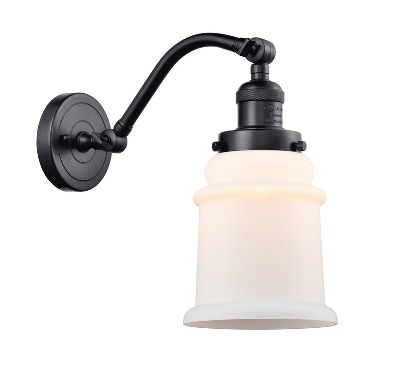Innovations 515-1W-BK-G181 One Light Wall Sconce, Matte Black