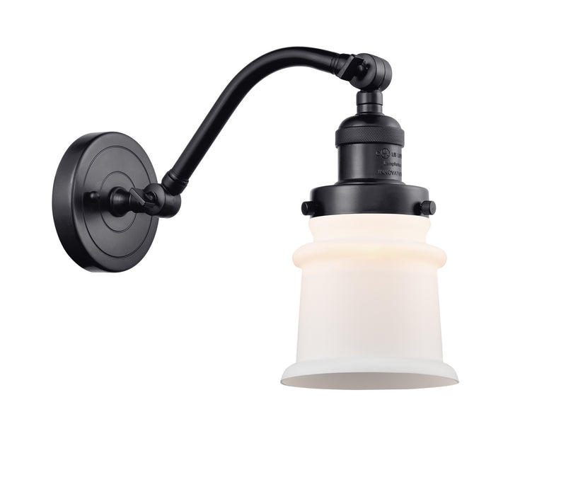 Innovations 515-1W-BK-G181S One Light Wall Sconce, Matte Black