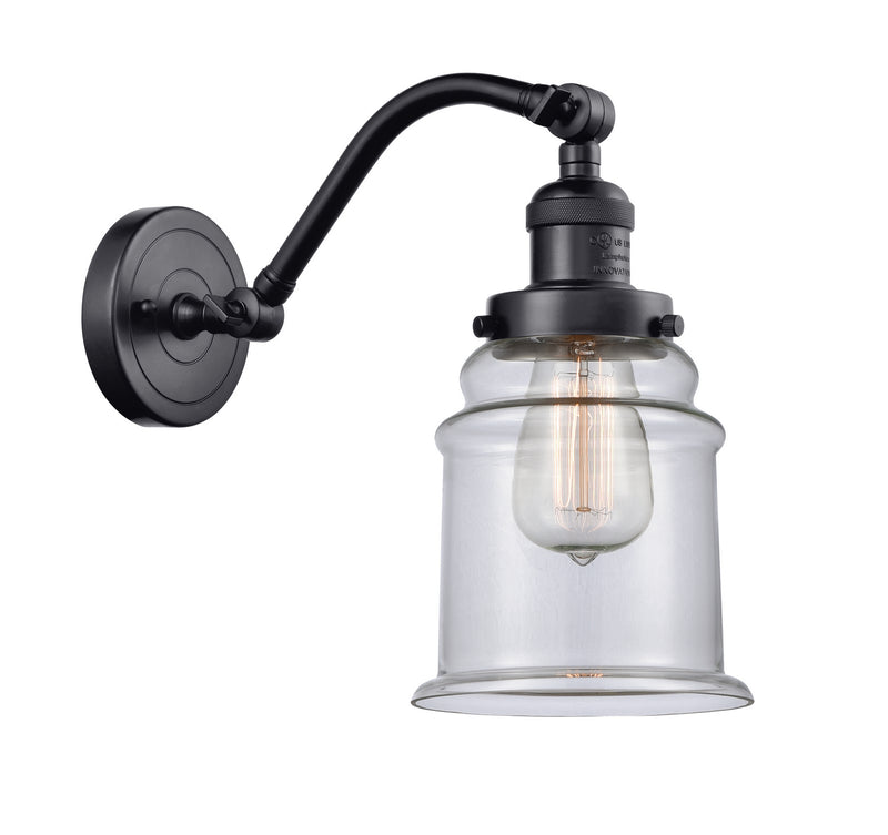 Innovations 515-1W-BK-G182-LED LED Wall Sconce, Matte Black
