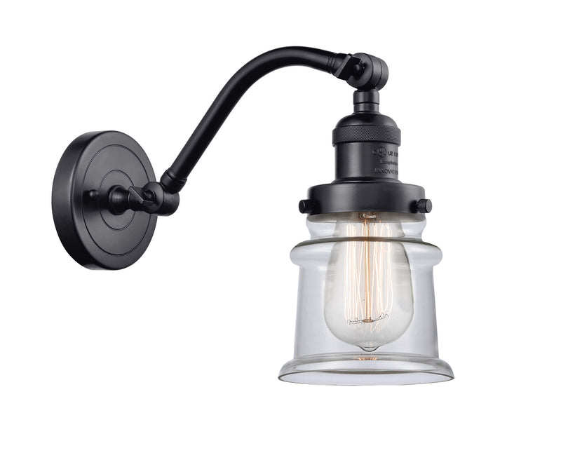 Innovations 515-1W-BK-G182S-LED LED Wall Sconce, Matte Black