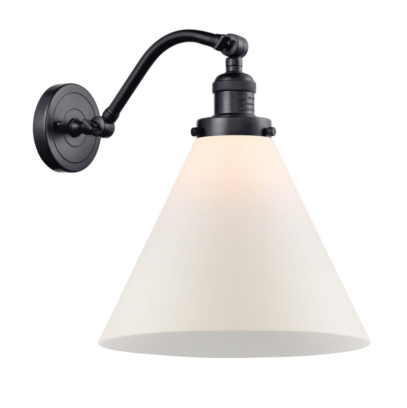 Innovations 515-1W-BK-G41-L-LED LED Wall Sconce, Matte Black