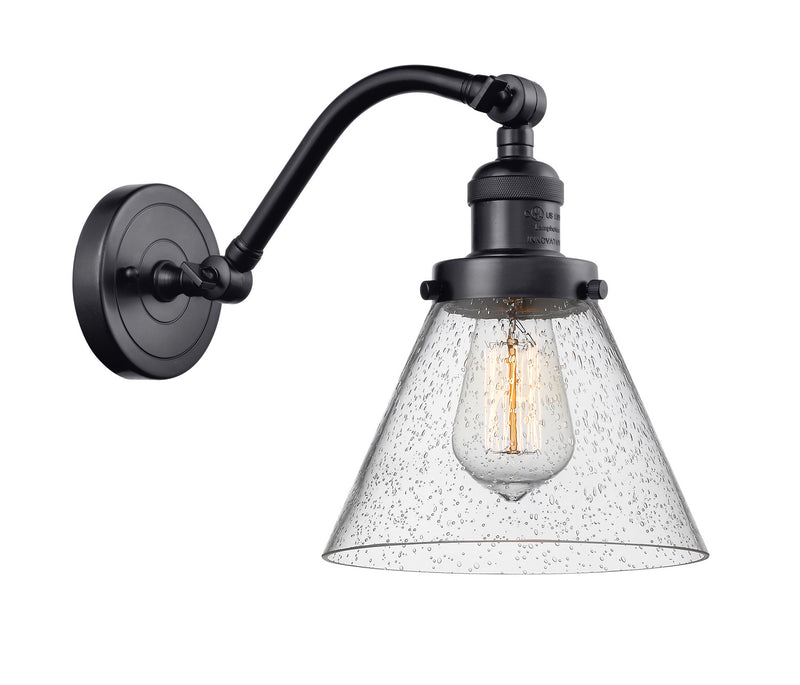 Innovations 515-1W-BK-G44-LED LED Wall Sconce, Matte Black