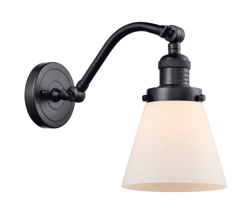 Innovations 515-1W-BK-G61-LED LED Wall Sconce, Matte Black