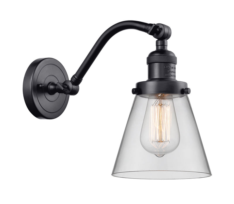 Innovations 515-1W-BK-G62-LED LED Wall Sconce, Matte Black