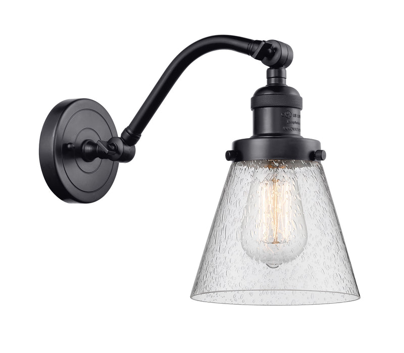 Innovations 515-1W-BK-G64-LED LED Wall Sconce, Matte Black