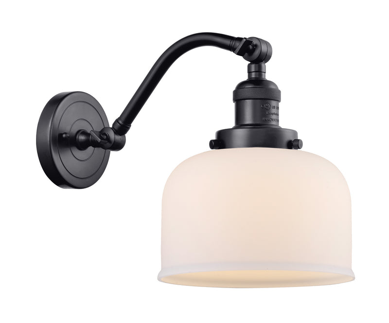 Innovations 515-1W-BK-G71 One Light Wall Sconce, Matte Black