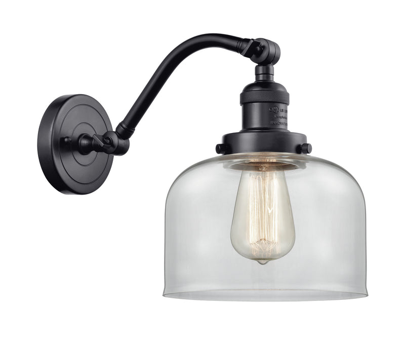 Innovations 515-1W-BK-G72 One Light Wall Sconce, Matte Black