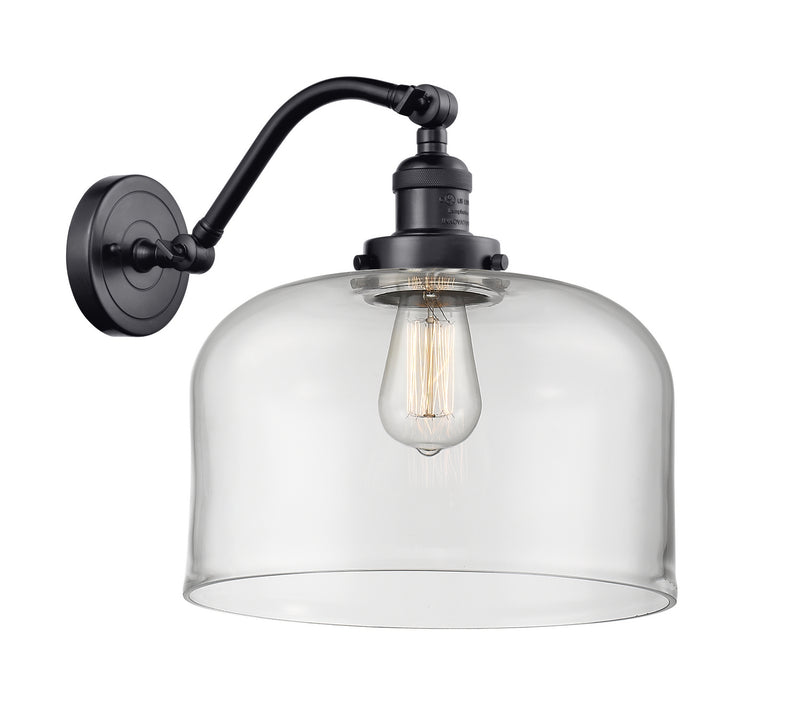 Innovations 515-1W-BK-G72-L-LED LED Wall Sconce, Matte Black