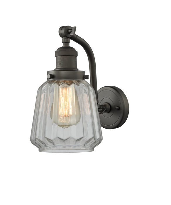 Innovations 515-1W-OB-G142 One Light Wall Sconce, Oil Rubbed Bronze