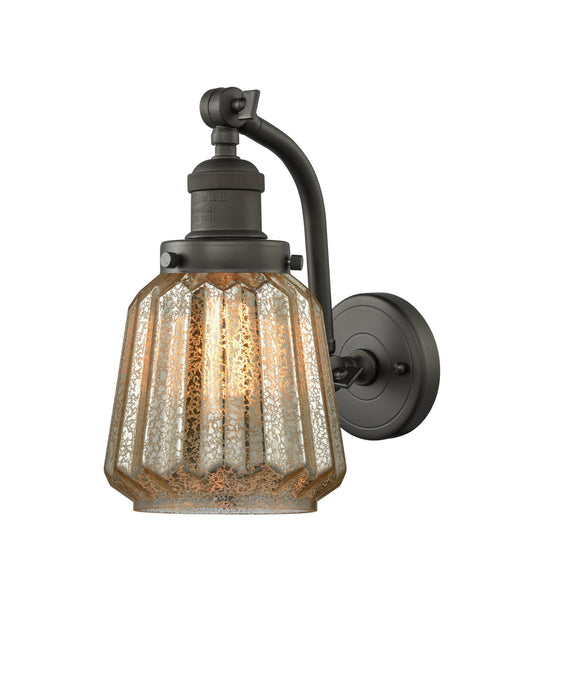 Innovations 515-1W-OB-G146 One Light Wall Sconce, Oil Rubbed Bronze