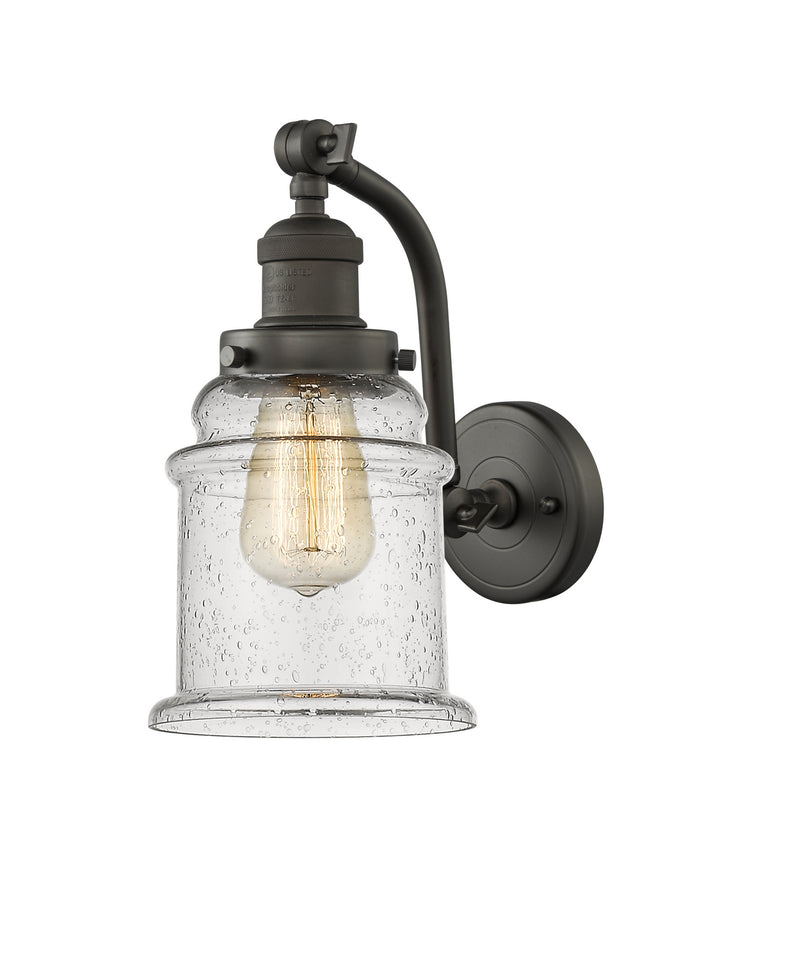Innovations 515-1W-OB-G184 One Light Wall Sconce, Oil Rubbed Bronze