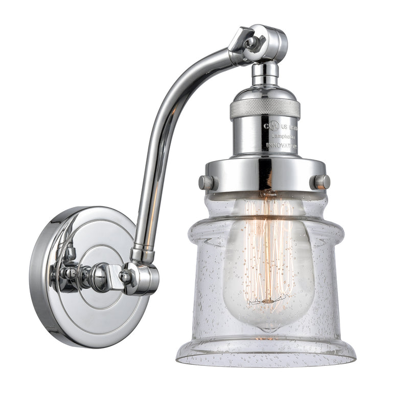Innovations 515-1W-PC-G184S One Light Wall Sconce, Polished Chrome