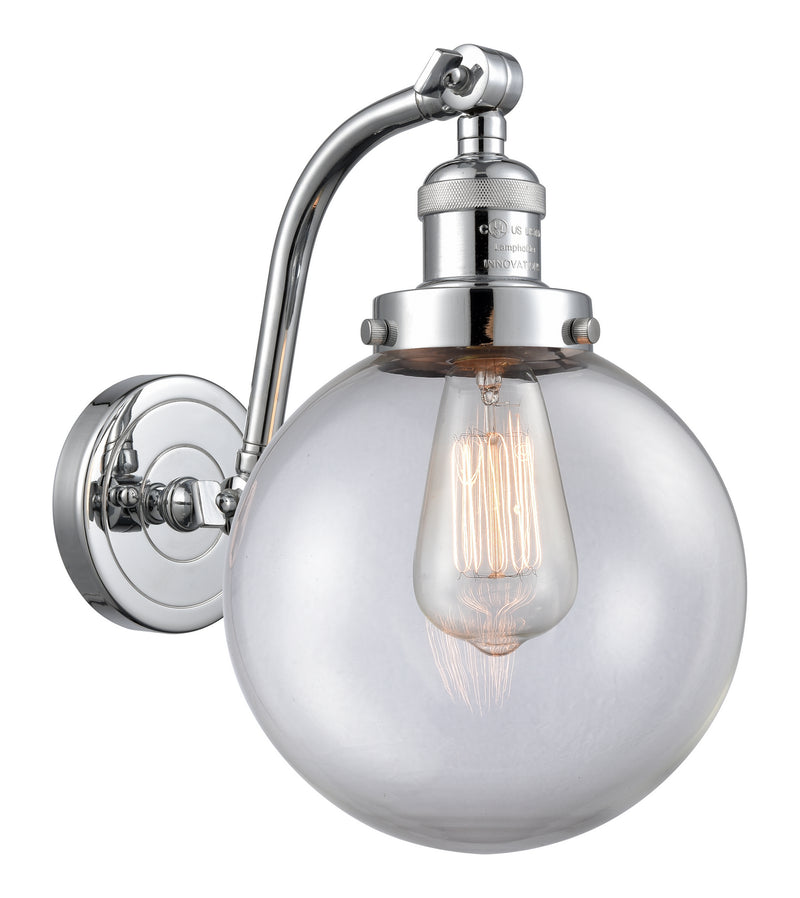 Innovations 515-1W-PC-G202-8-LED LED Wall Sconce, Polished Chrome