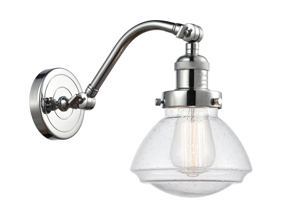Innovations 515-1W-PC-G324 One Light Wall Sconce, Polished Chrome