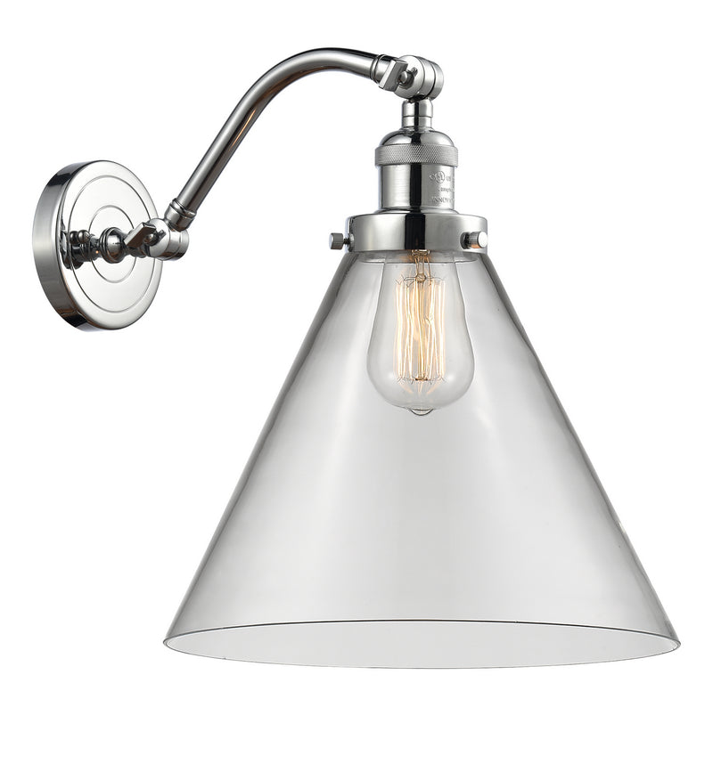 Innovations 515-1W-PC-G42-L One Light Wall Sconce, Polished Chrome