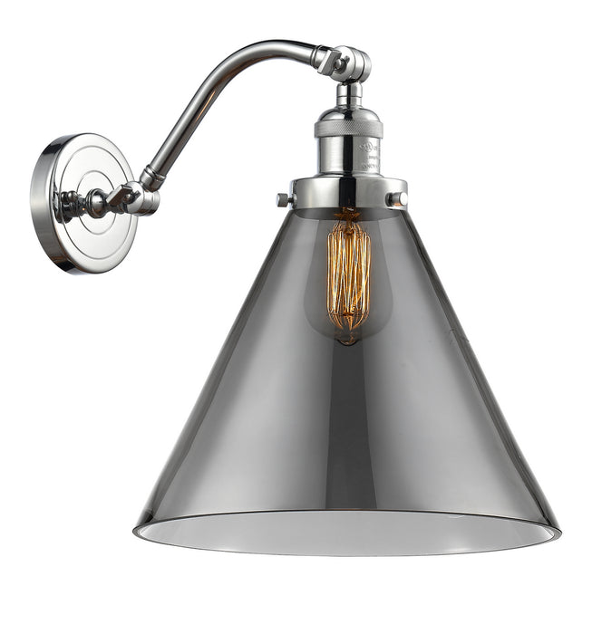 Innovations 515-1W-PC-G43-L One Light Wall Sconce, Polished Chrome