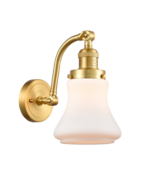 Innovations 515-1W-SG-G191 One Light Wall Sconce, Satin Gold