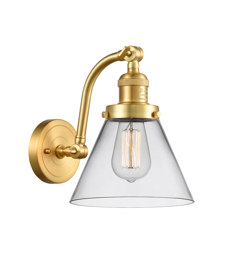 Innovations 515-1W-SG-G42 One Light Wall Sconce, Satin Gold
