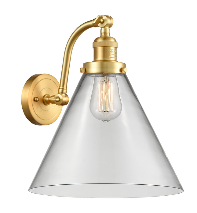 Innovations 515-1W-SG-G42-L One Light Wall Sconce, Satin Gold
