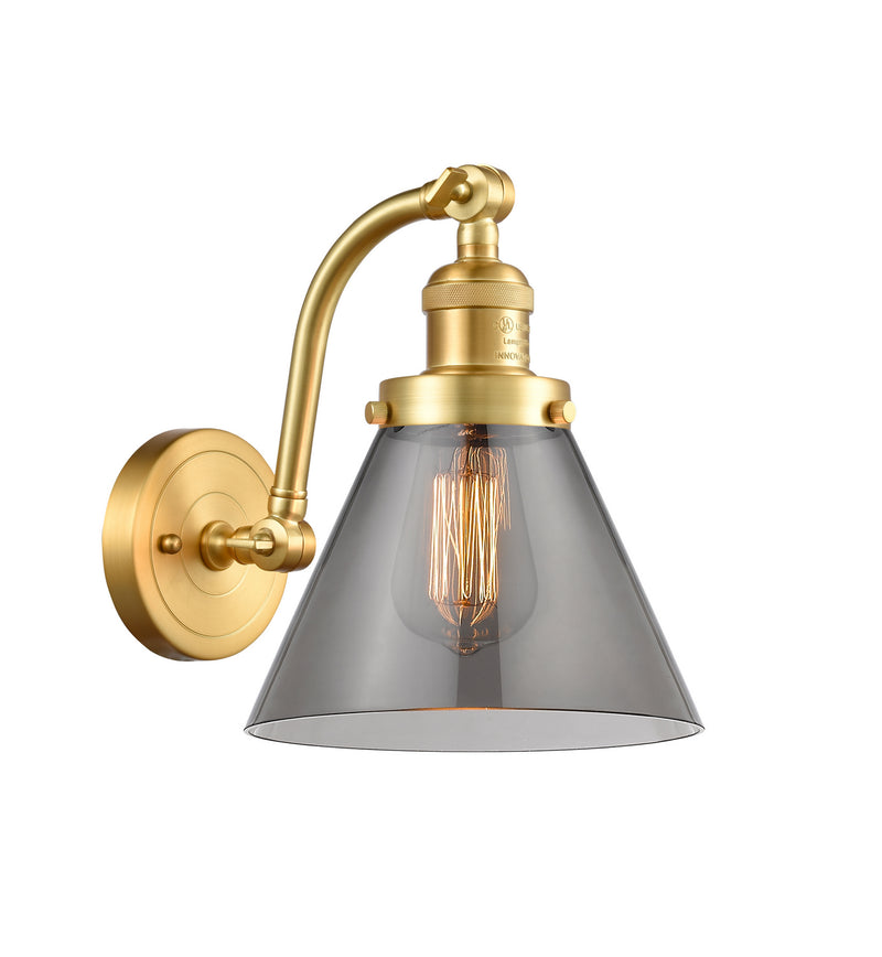 Innovations 515-1W-SG-G43 One Light Wall Sconce, Satin Gold