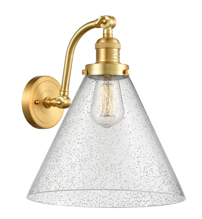Innovations 515-1W-SG-G44-L One Light Wall Sconce, Satin Gold