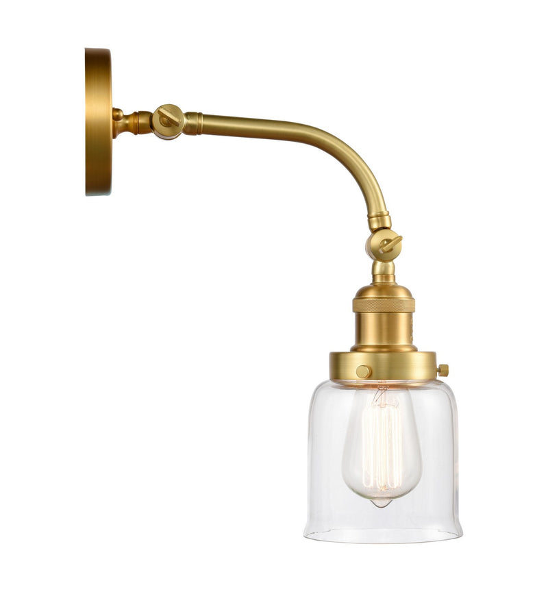 Innovations 515-1W-SG-G52 One Light Wall Sconce, Satin Gold