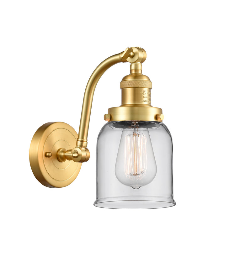 Innovations 515-1W-SG-G52 One Light Wall Sconce, Satin Gold