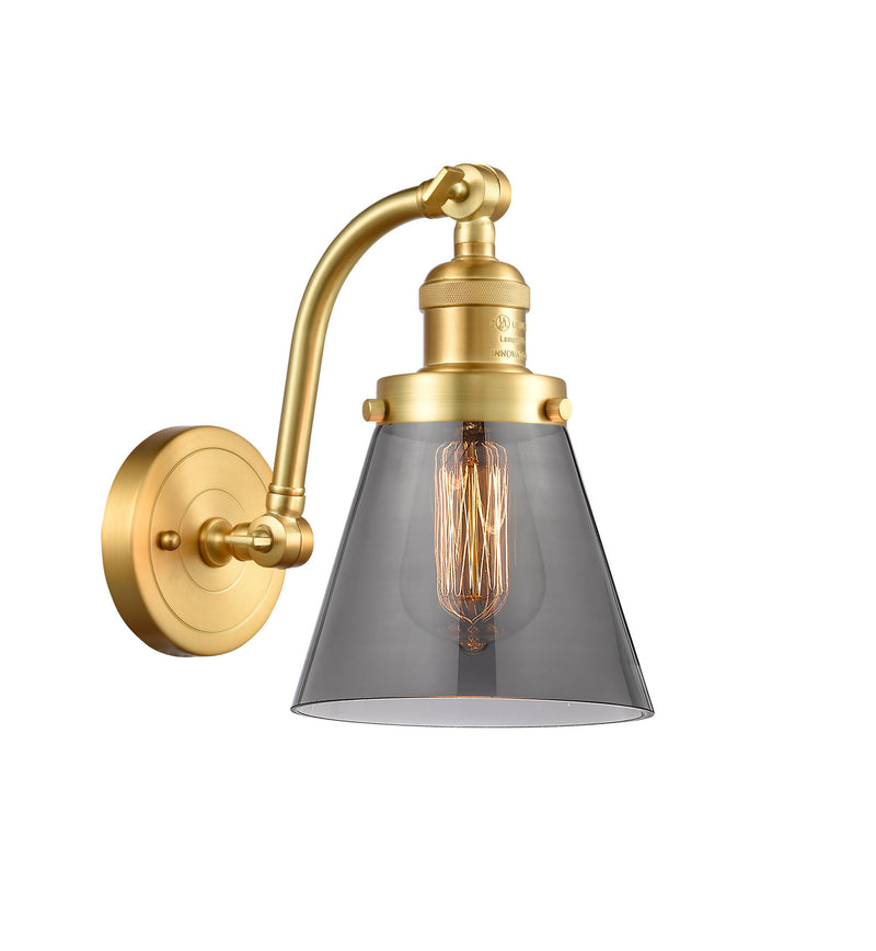 Innovations 515-1W-SG-G63 One Light Wall Sconce, Satin Gold