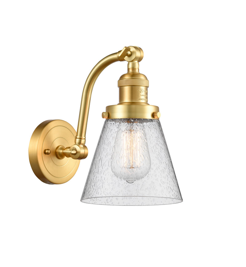 Innovations 515-1W-SG-G64-LED LED Wall Sconce, Satin Gold
