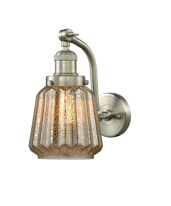 Innovations 515-1W-SN-G146 One Light Wall Sconce, Brushed Satin Nickel