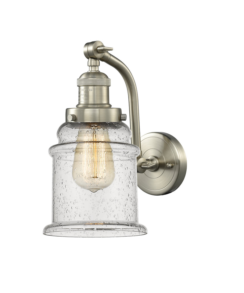 Innovations 515-1W-SN-G184 One Light Wall Sconce, Brushed Satin Nickel