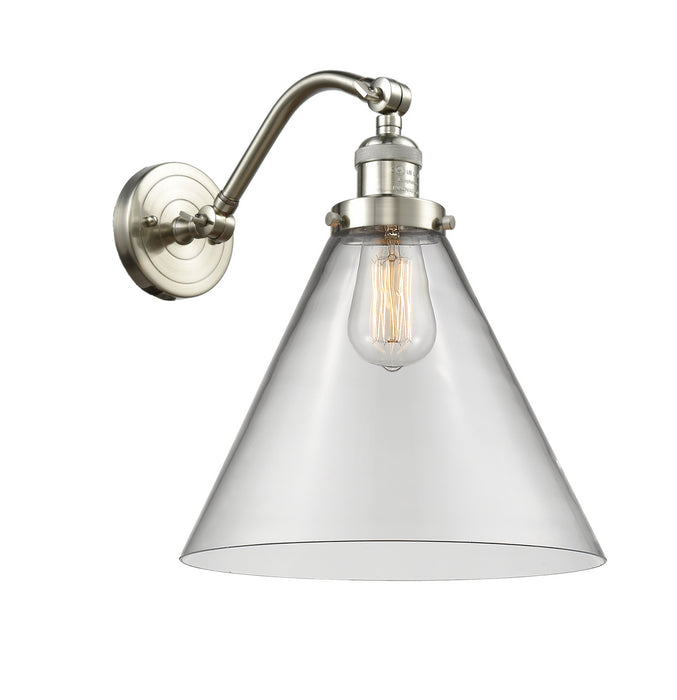 Innovations 515-1W-SN-G42-L One Light Wall Sconce, Brushed Satin Nickel