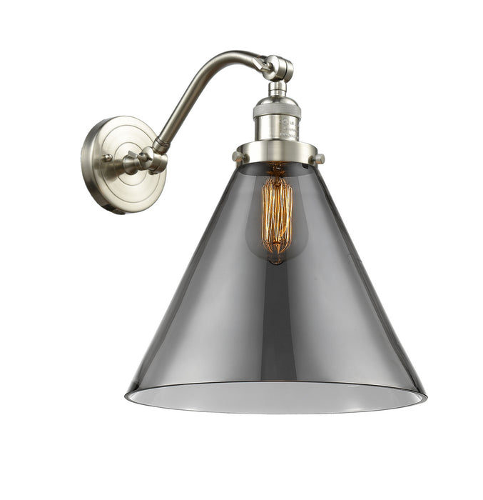 Innovations 515-1W-SN-G43-L One Light Wall Sconce, Brushed Satin Nickel