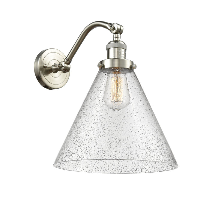 Innovations 515-1W-SN-G44-L One Light Wall Sconce, Brushed Satin Nickel