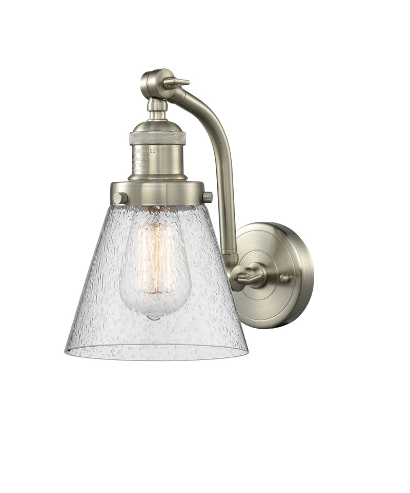 Innovations 515-1W-SN-G64 One Light Wall Sconce, Brushed Satin Nickel