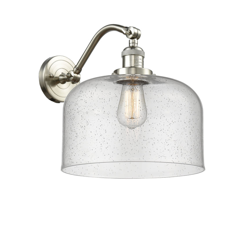 Innovations 515-1W-SN-G74-L One Light Wall Sconce, Brushed Satin Nickel
