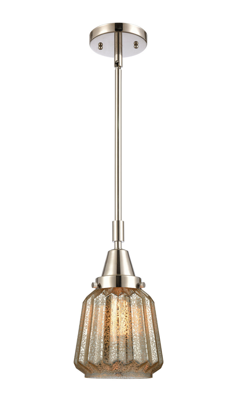 Innovations 447-1S-PN-G146-LED LED Mini Pendant, Polished Nickel